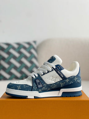 TENIS LV  TREINER SNAKERS AZUL