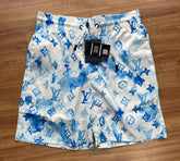 Short de Grife LV Blue  (PROMOÇÃO  ESQUENTA BLACK FRIDAY)