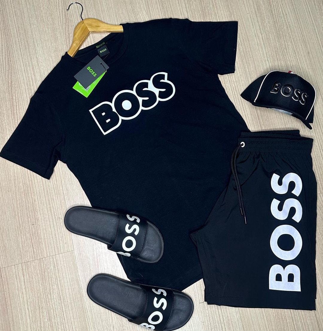 KIT  COMPLETO ( CAMISA+SHORT+CHINELO+BONÉ