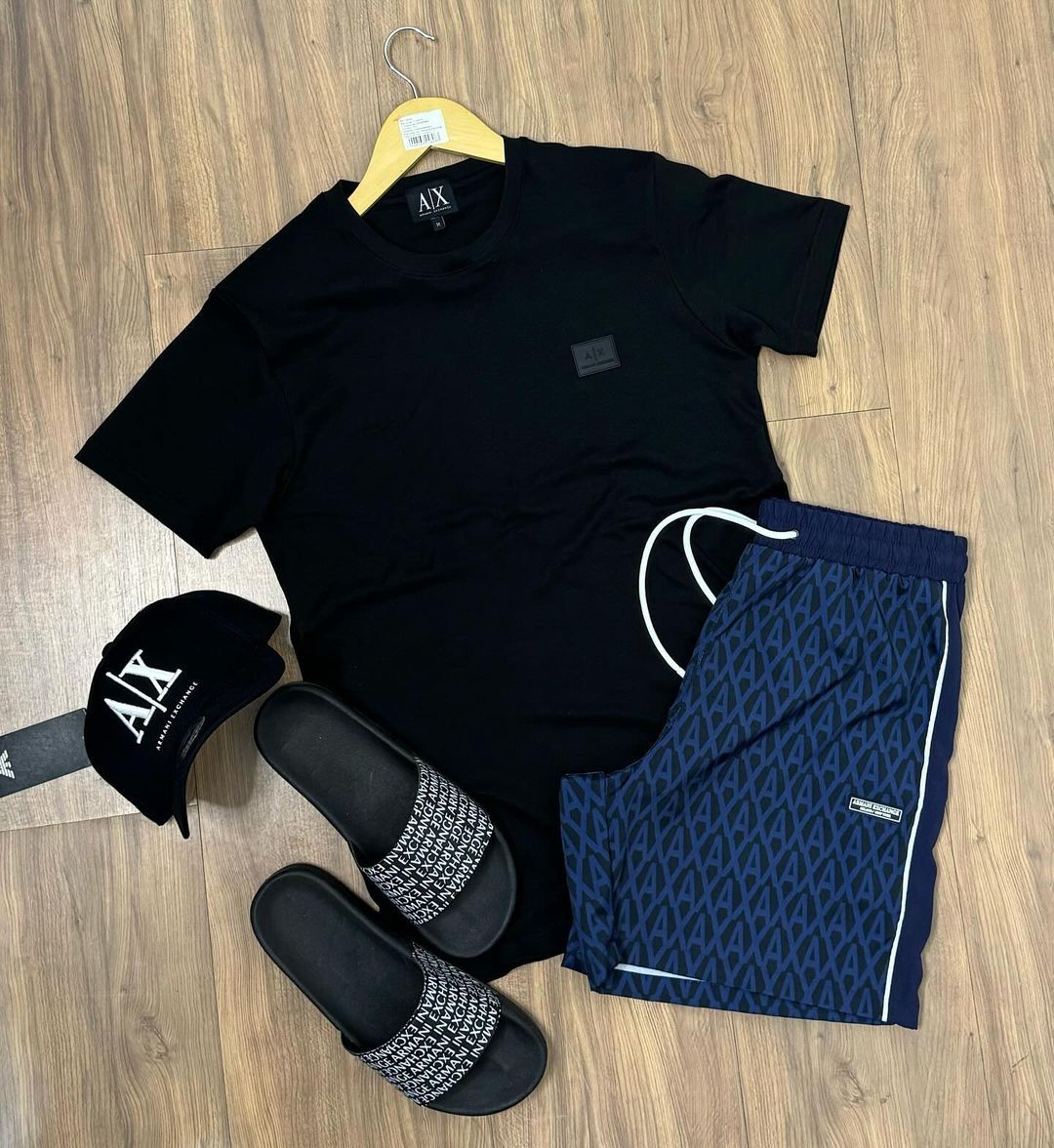 KIT DE LUXO ( CAMISA+SHORT+CHINELO+BONÉ) ( PROMO ESQUENTA BLACK FRIDAY)