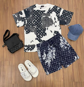 Conjunto LV Wave - [CAMISA + BERMUDA + BONÉ + BAG + CHINELO]