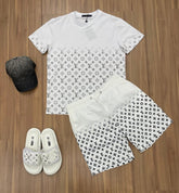 Conjunto Louis Vuitton Réveillon - [CAMISA + BERMUDA + BONÉ + CHINELO]