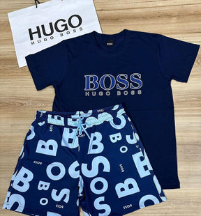 Conjunto De Grife - BOSS (Promoção Esquenta Black Friday) [CAMISA + BERMUDA)