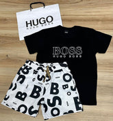 Conjunto De Grife - BOSS (Promoção Esquenta Black Friday) [CAMISA + BERMUDA)